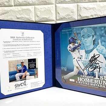 Amazon.co.jp: 横浜DeNAベイスターズ 渡会選手 プロ発本塁打 サイン